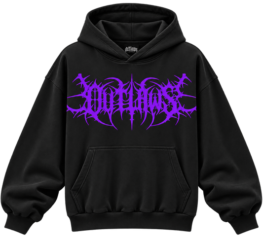 Outlaws - Gothic Purple Hoodie